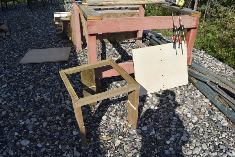 Step 1: Measure, cut, hammer.