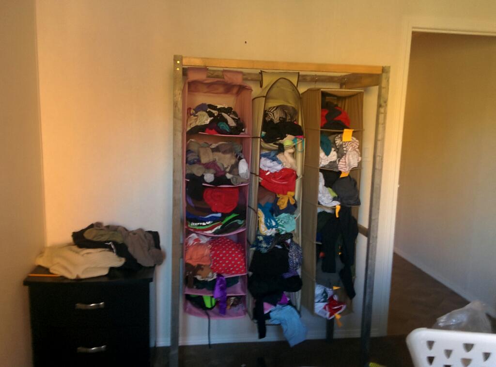 Maciek's Minimalist Clothes Rack