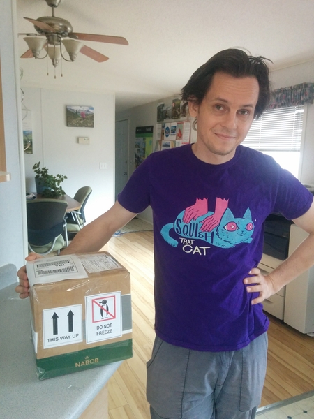 The brain, packaged up for transport to a research lab.