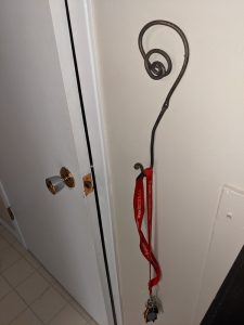 A fancier coat hanger